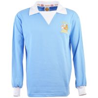Manchester City 1976 FL Cup Final Retro Football Shirt