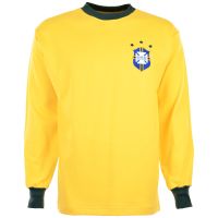 Brazil 1972 Three Times Champions Retro Football Shirt