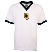 West Germany 1972 Olympics White Retro Football Shirt