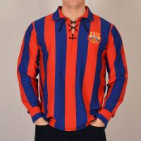 Image of Koszulka piłkarska w stylu retro z lat 50. Barcelona