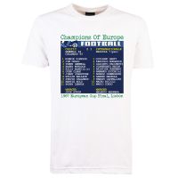 1967 European Cup Final (Celtic) Retrotext T-Shirt – White