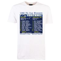 1966 FA Cup Final (Everton) Retrotext T-Shirt – White