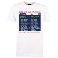1965 FA Cup Final (Liverpool) Retrotext T-Shirt – White
