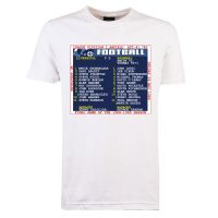 Image of T-shirt Arsenal V Liverpool Retrotext 1989 — biały
