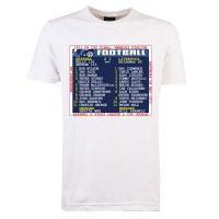 1971 Finał Pucharu Anglii (Arsenał) Retrotext T-shirt — biały