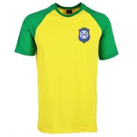 Kids Brazil Raglan Sleeve Yellow/Green T-Shirt
