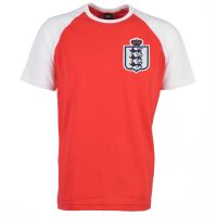 Kids England Raglan Sleeve Red/White T-Shirt