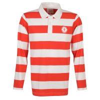 Image of Cherry Rugby Shirt (czerwono-białe paski)