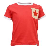 Image of Czerwono-biała koszulka dziecięca Canada Ringer