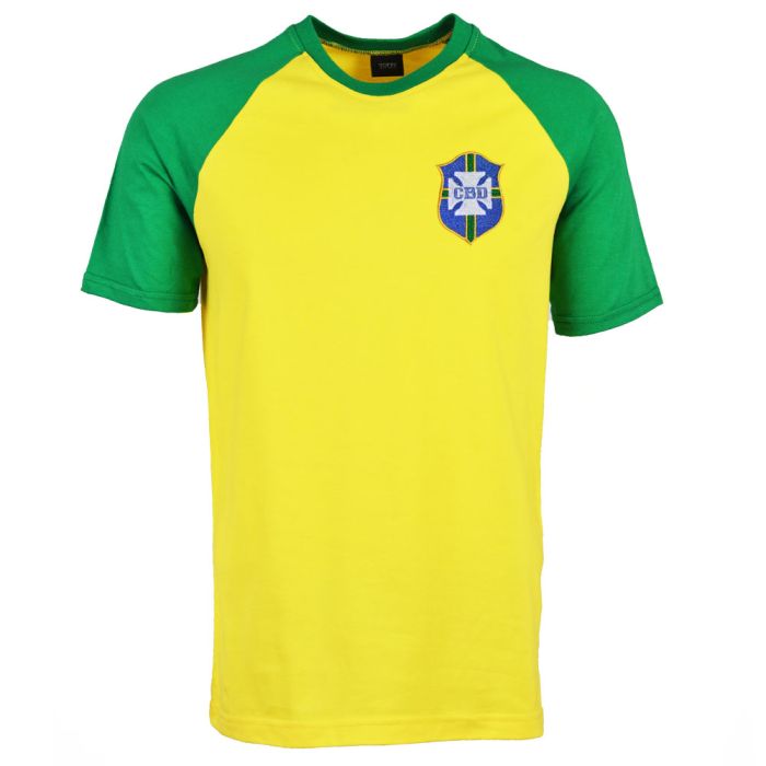 Brazil Raglan Yellow/Green T-Shirt